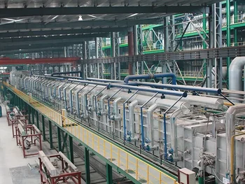 Línea de recocido y galvanizado de acero de 1,500,000t
