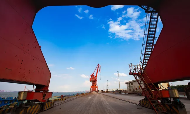 Puerto de Panhua de Hunan Yueyang (en construcción)