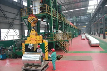 Línea de producción de bobinas de acero galvanizado